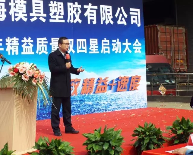 塑膠模具公司精益質(zhì)量雙四星啟動(dòng)會