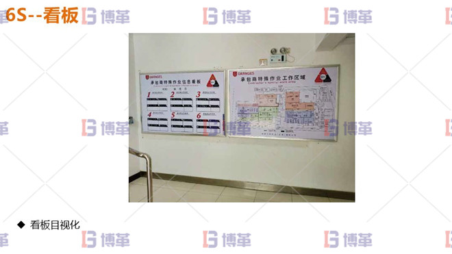 看板 鋁加工企業(yè)6S管理改善 看板